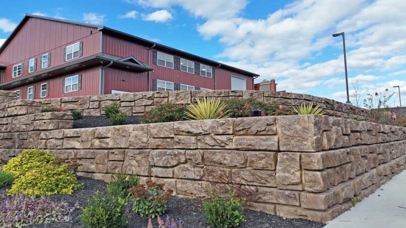 Redi-rock Retaining wall