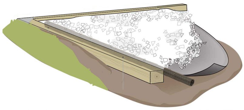 Signature stone base foundation drawing