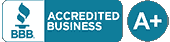 Better Business Bureau A+ rating