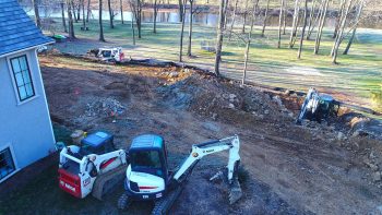 Excavation and site preparation