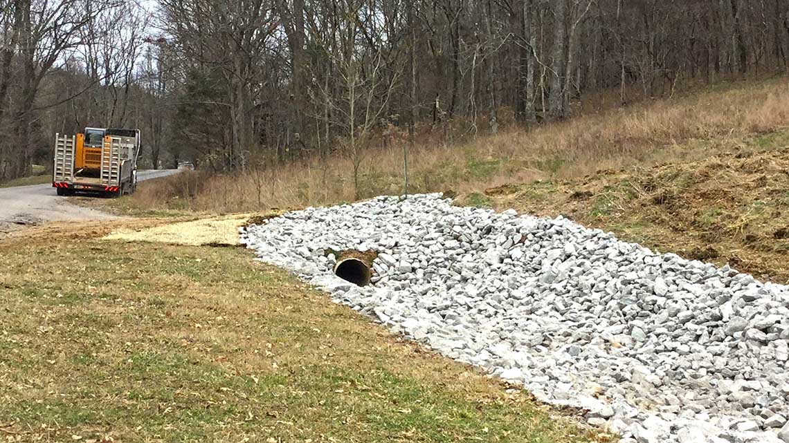Erosion and Storm Water Control Smyrna TN BedRock Siteworks