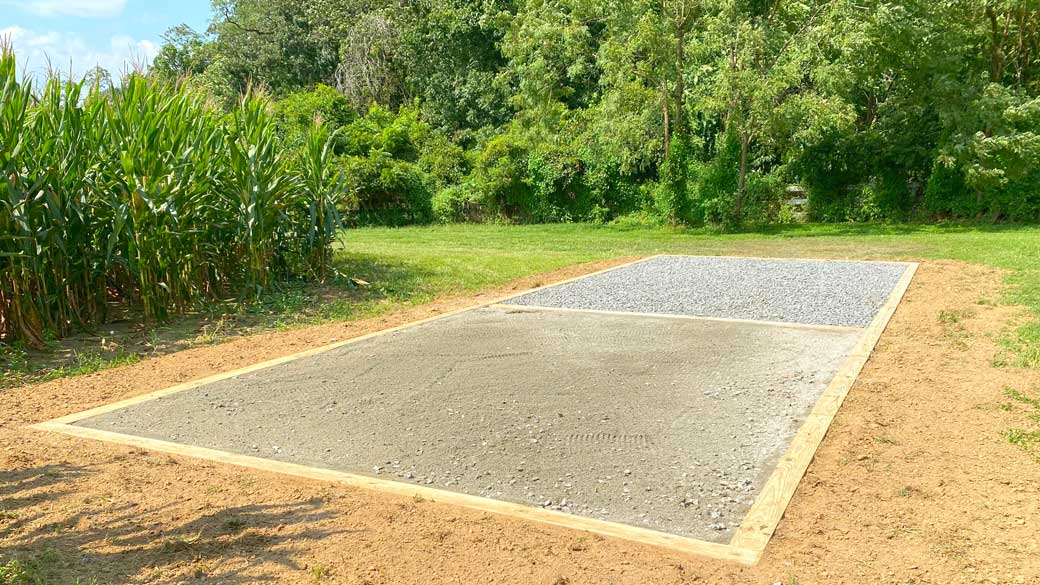 Chicken Coop Base and Run Warwick MD BedRock Siteworks