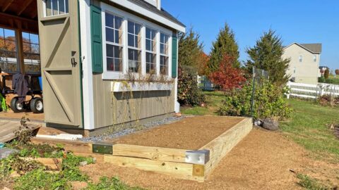 Stone base foundation extension