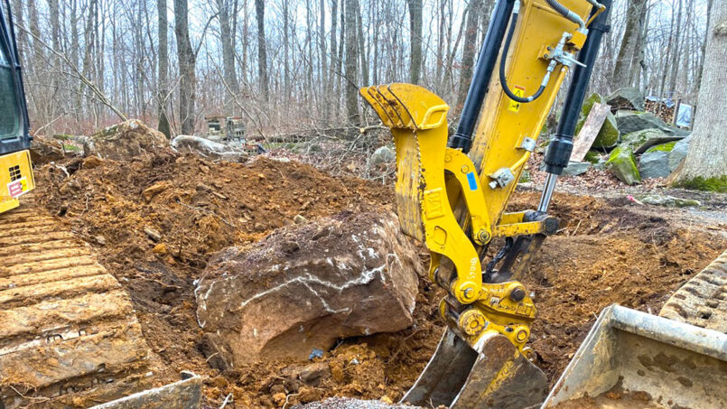 Pole barn site work