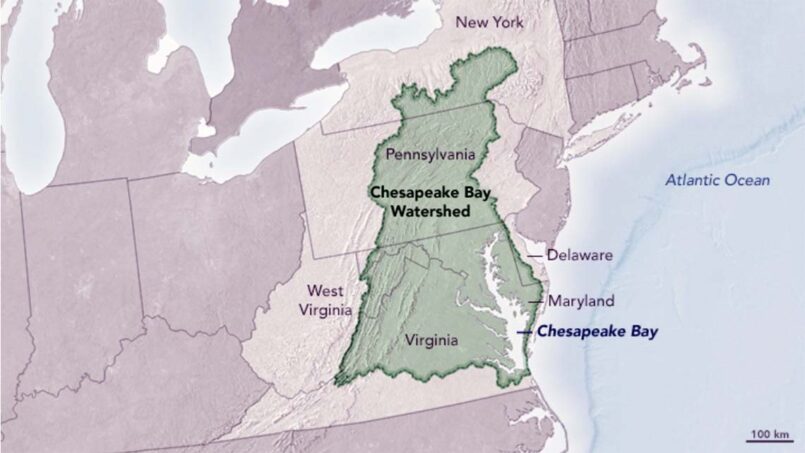 Chesapeake Bay Watershed Map