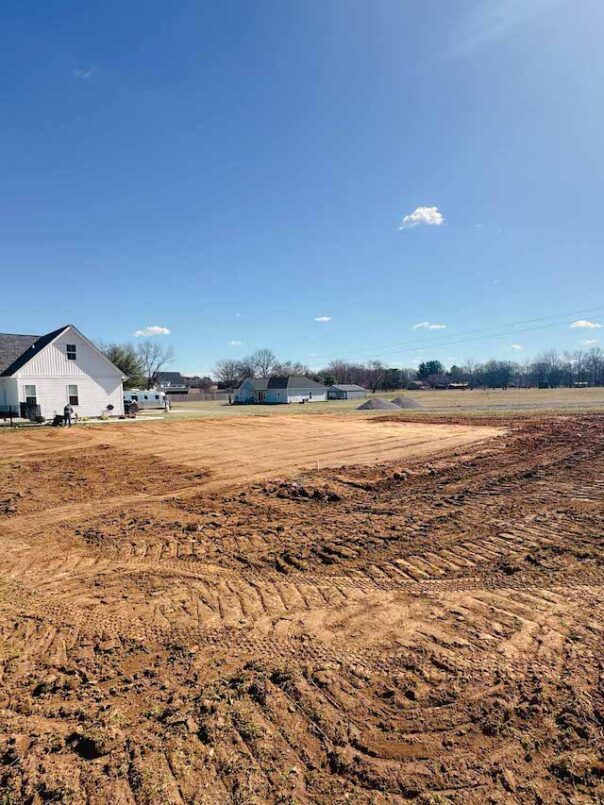 With the foundation finished