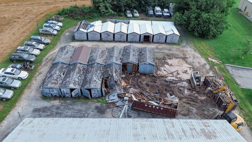 At the start of the project