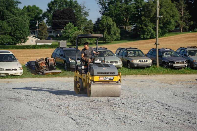 The stone was compacted throughout 