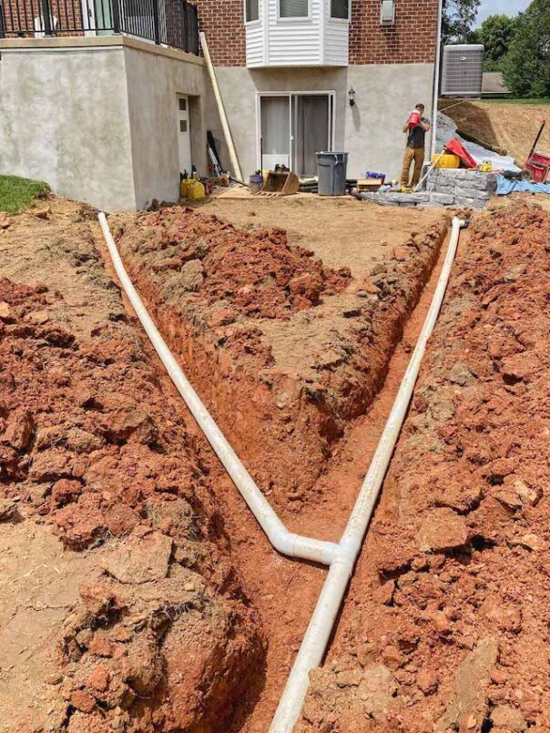 Storm Water Management & Rosetta Koda Wall West Grove PA 3 To protect the home's foundation
