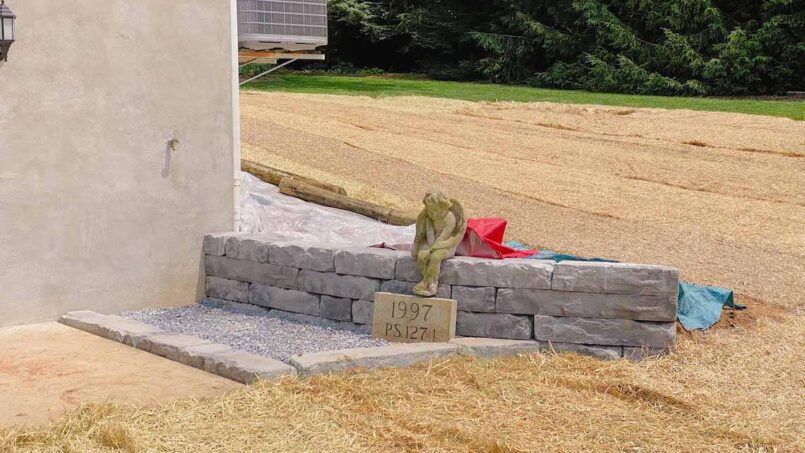 Storm Water Management & Rosetta Koda Wall West Grove PA 6 The completed Rosetta Koda Wall