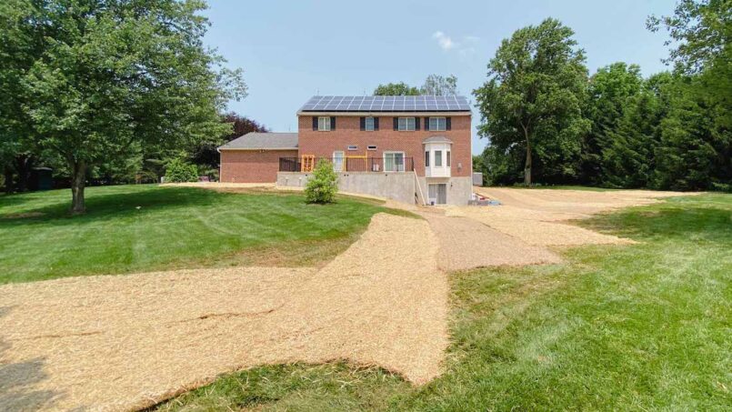 Storm Water Management & Rosetta Koda Wall West Grove PA 7 After the new piping was installed